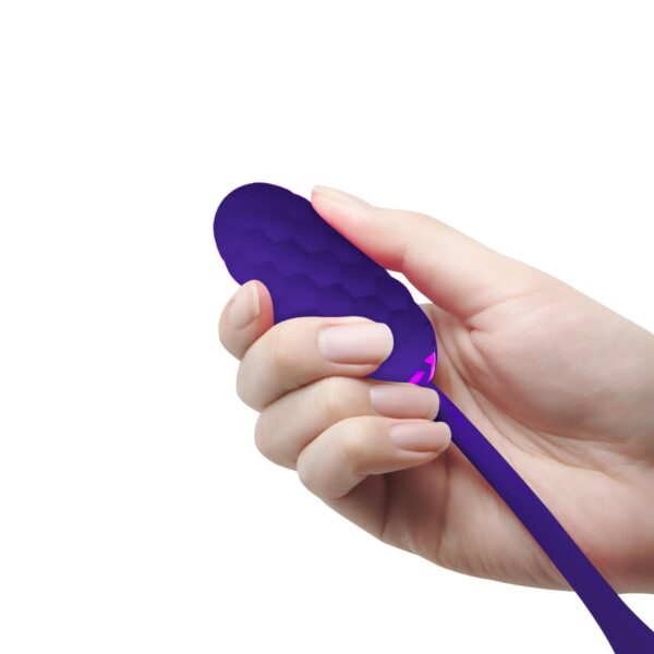 PRETTY LOVE   MARINA EGG Purple 12 vibration functions - obrazek 4
