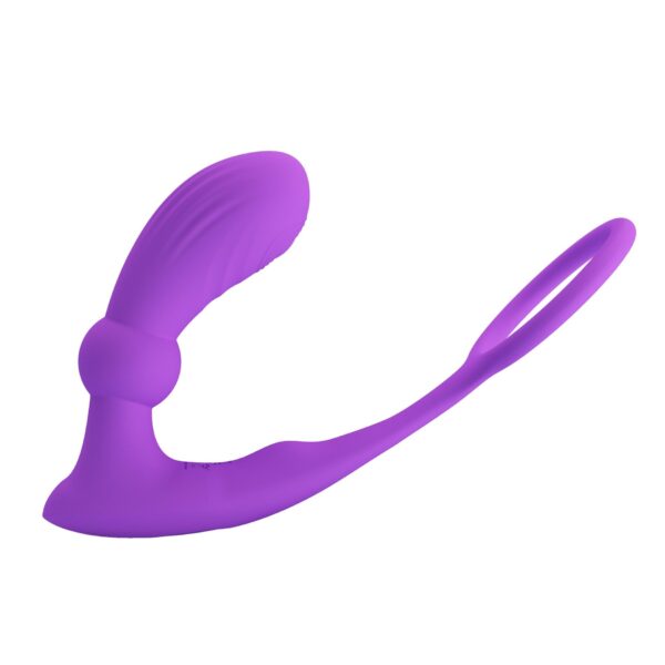 PRETTY LOVE   Warren Purple, Wireless remote control 12 pulse wave settings 12 vibration functions - obrazek 4