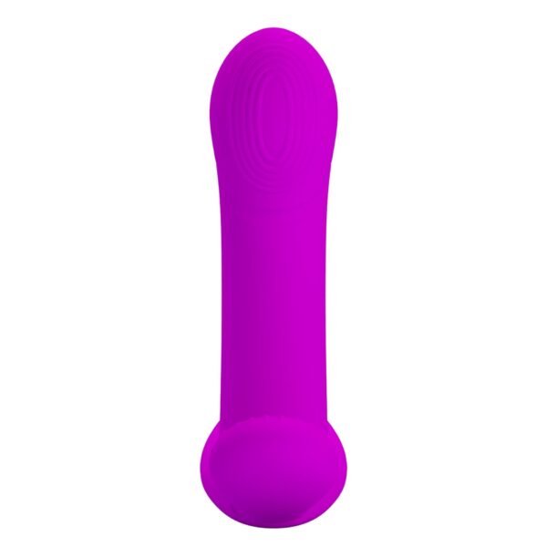 PRETTY LOVE   Geri Purple, 12 vibration functions 3 licking settings Wireless remote control - obrazek 4