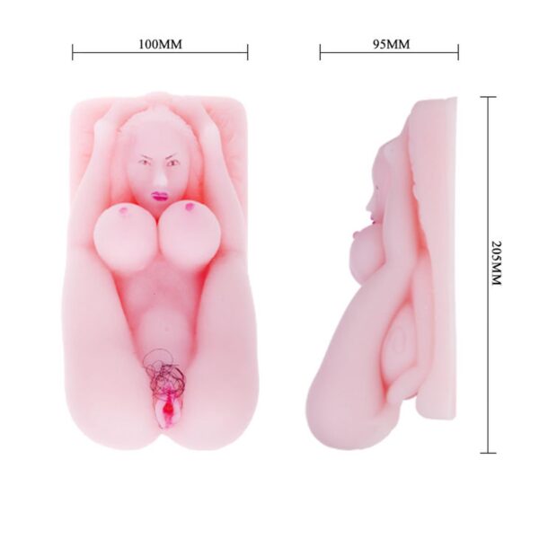 BAILE   Vibration Sex talk Double holes, 3 AAA batteries, TPR ABS - obrazek 4