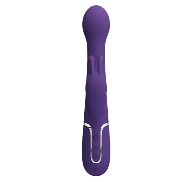 PRETTY LOVE   Dejon dark Purple, 7 vibration functions 4 thrusting settings 4 rotation functions - obrazek 4