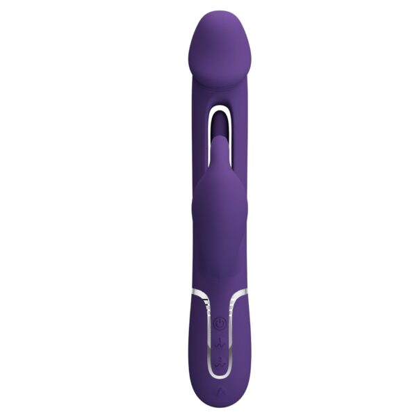 PRETTY LOVE   Kampas dark Purple, 7 vibration functions 4 licking settings - obrazek 4