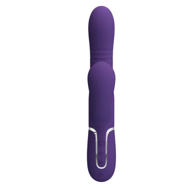 PRETTY LOVE   Mariana dark purple, 7 vibration functions, 7 thrusting settings, 4 rolling functions,4 nodding functions - obrazek 4