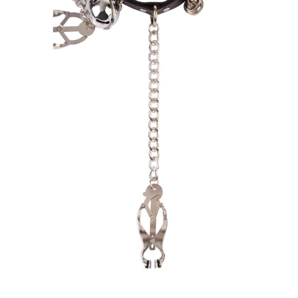 Master Control Collar with Nipple Clamps - obrazek 4