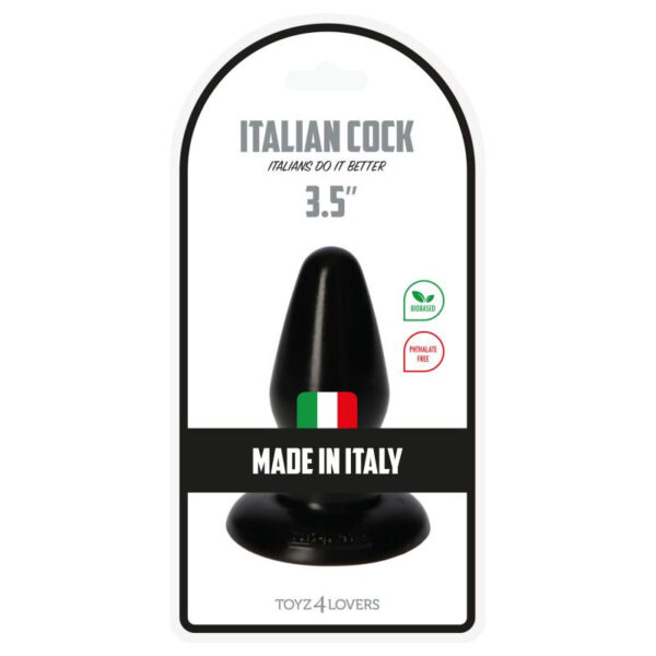 Plug Italian Cock 3,5Black - obrazek 4