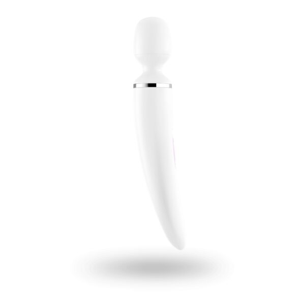 Wibrator   Satisfyer Wand er Woman (White/Chrome) - obrazek 4