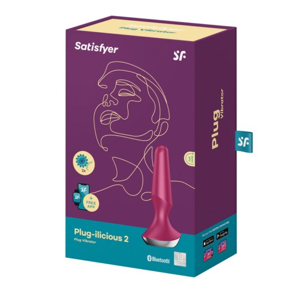Plug   Vibrator ilicious 2 Berry - obrazek 5