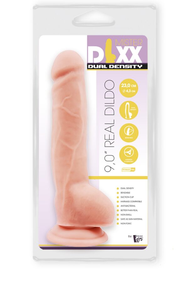 MR. DIXX 9INCH DUAL DENSITY DILDO - obrazek 5
