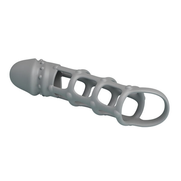 PRETTY LOVE   Penis Sleeve with Ball Strap - obrazek 5