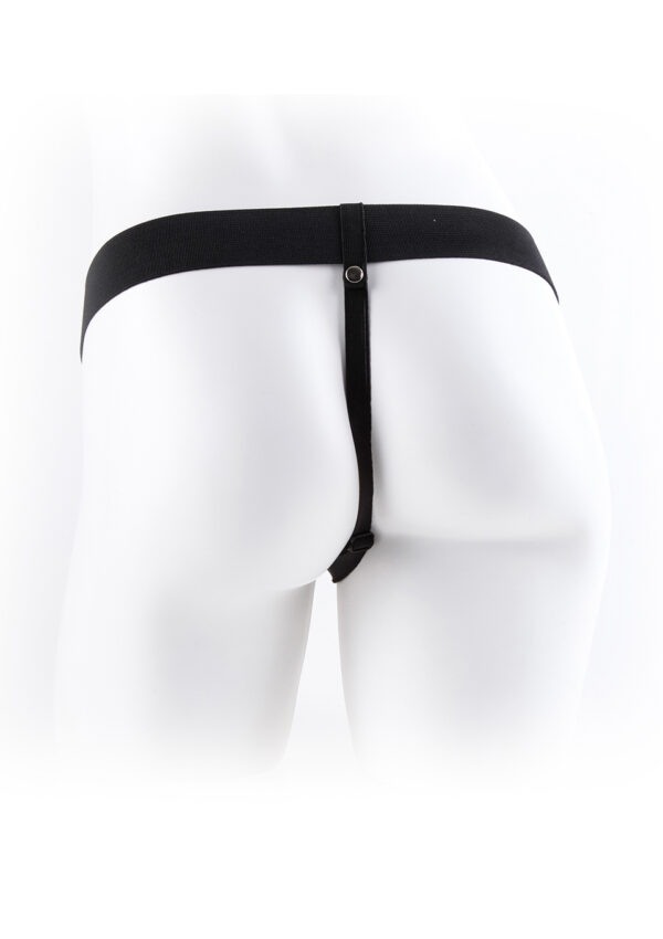 7 inch Hollow Strap On Balls Light skin tone - obrazek 5