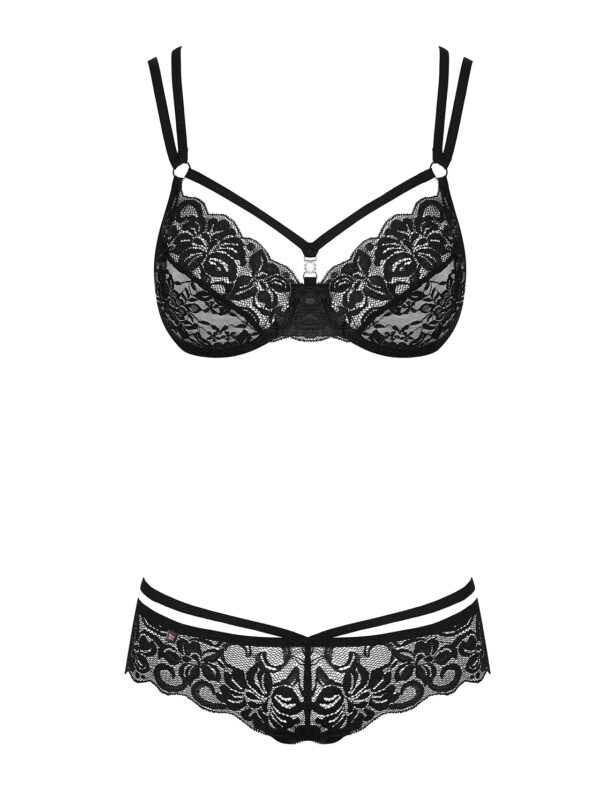 Bielizna 860 SET 1 komplet 2 częściowy czarny L/XL - obrazek 5