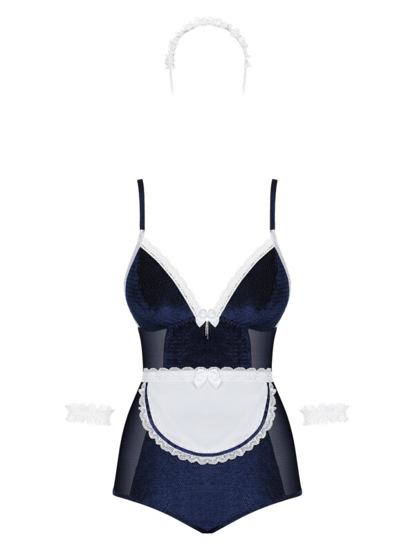 Bielizna Maid body niebieskie L/XL - obrazek 5