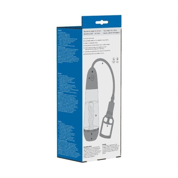 Pompka  Me You Us Amplify Pump Masturbator Clear/Black - obrazek 5
