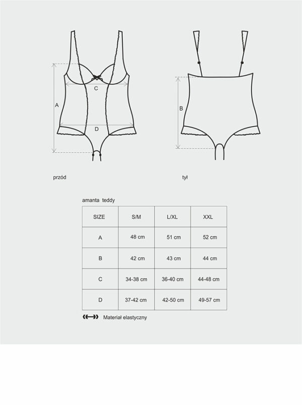 Bielizna Amanta body L/XL - obrazek 5
