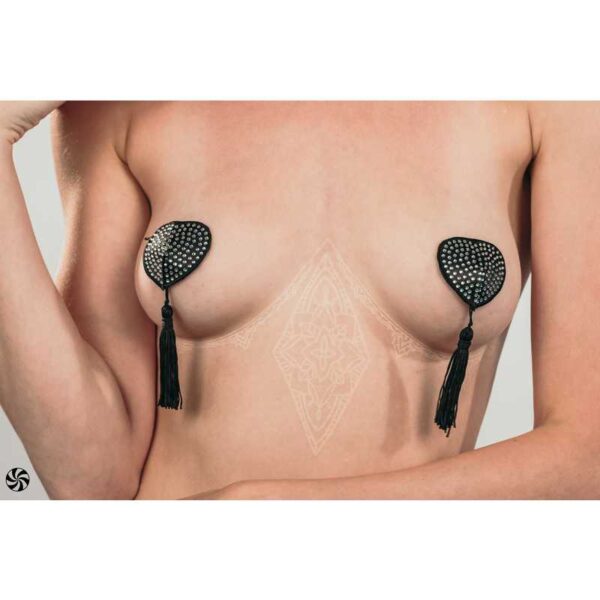 Pasties Burlesque Evans Silver - obrazek 5