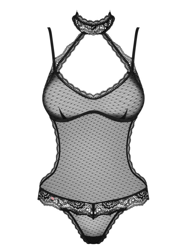 Bielizna Claudusia body czarne L/XL - obrazek 5