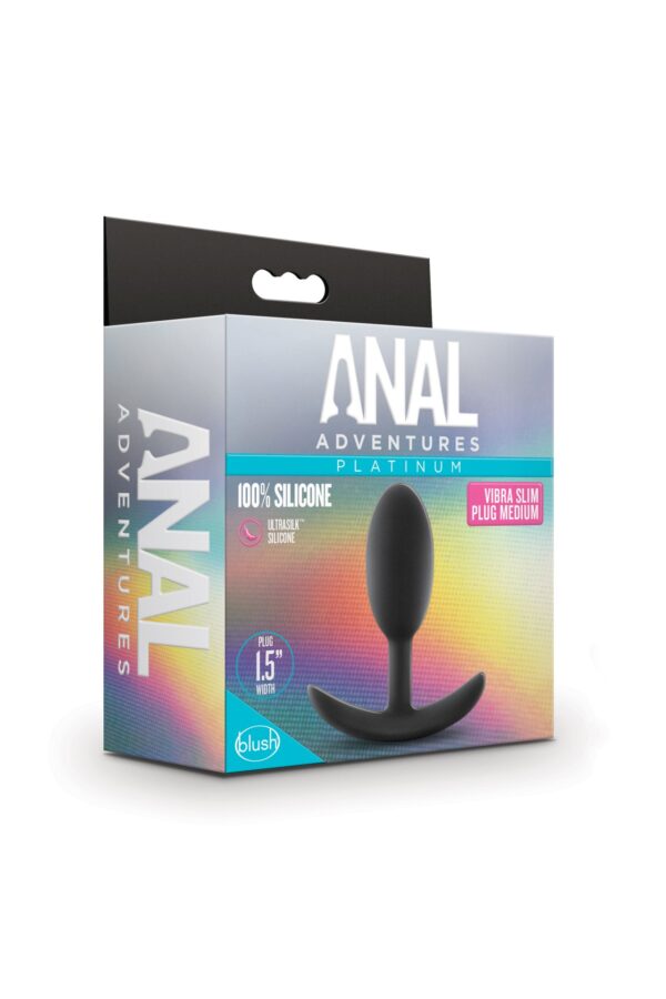 ANAL ADVENTURES VIBRA SLIM PLUG   MEDIUM - obrazek 5