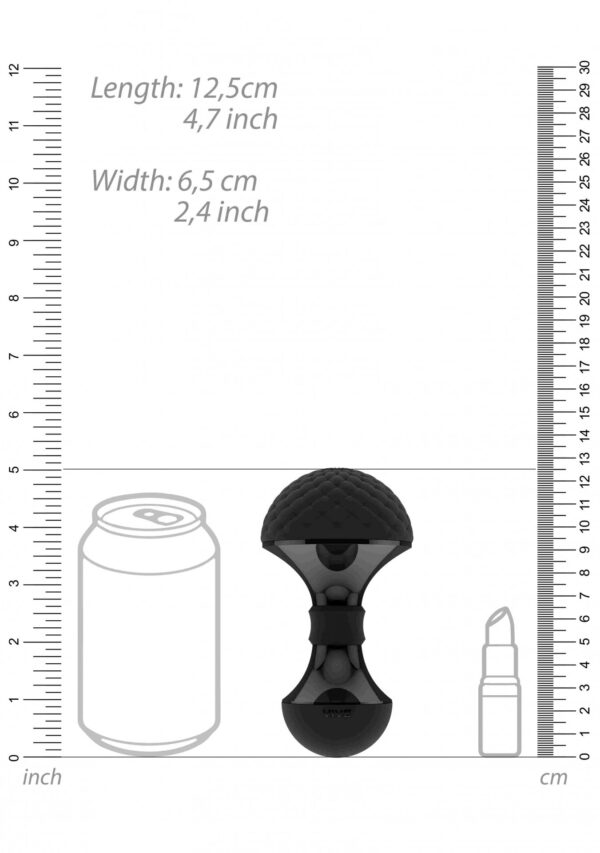 Enoki   Bendable Massager   Black - obrazek 4