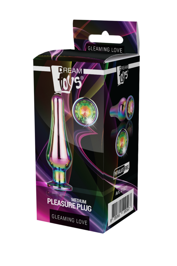 GLEAMING LOVE COLOURED PLEASURE PLUG M - obrazek 5