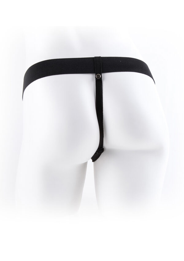 9 inch Hollow Strap On Balls Light skin tone - obrazek 5