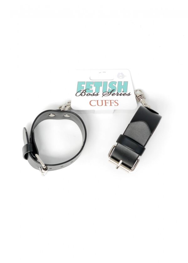 Fetish B   Series Handcuffs with studs 3 cm - obrazek 5