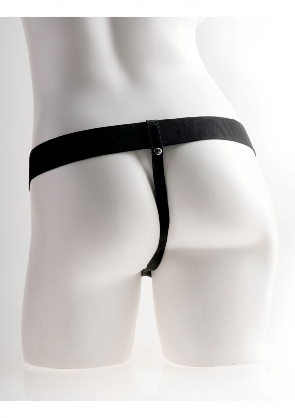 9inch Hollow Recharge Strap On Light skin tone - obrazek 5