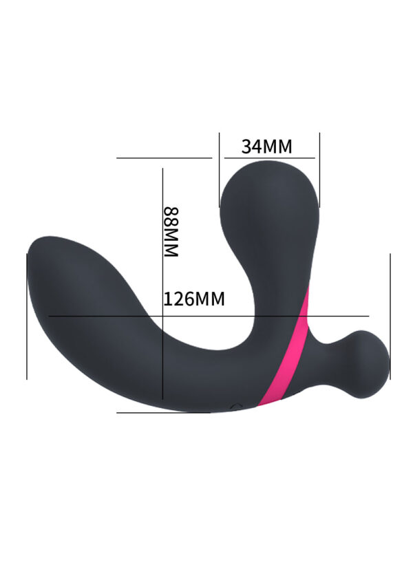 Stymulator Prostate Massager Dual Vibrator USB 10 Function / Remote Control - obrazek 5