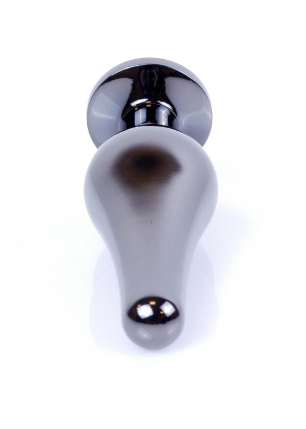Plug Jewellery Dark Silver BUTT PLUG  Red - obrazek 5