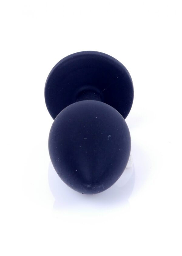 Plug Jewellery Black Silicon PLUG Small  Pink Diamond - obrazek 5
