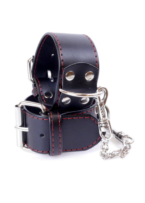 Fetish B    Series Handcuffs 4 cm Red Lline - obrazek 5
