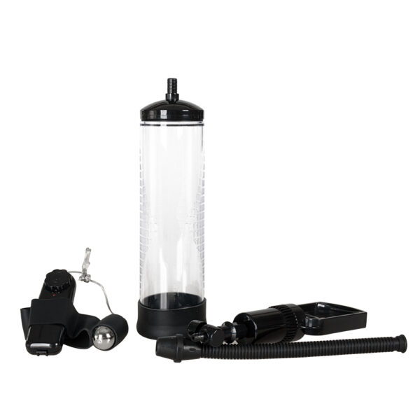 Pompka Powerpump MAX Vibrating   Black&Clear - obrazek 5