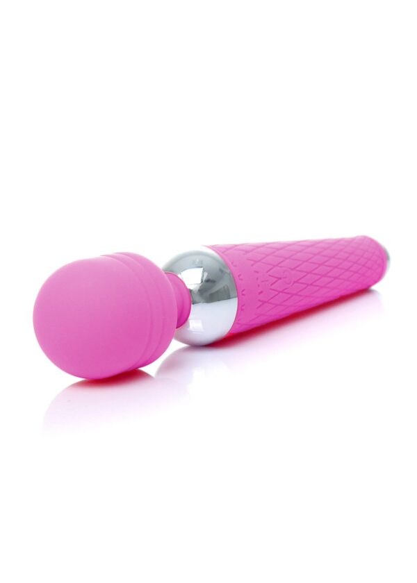 Stymulator Power Massager Wand USB Purple 10 funkcji - obrazek 5