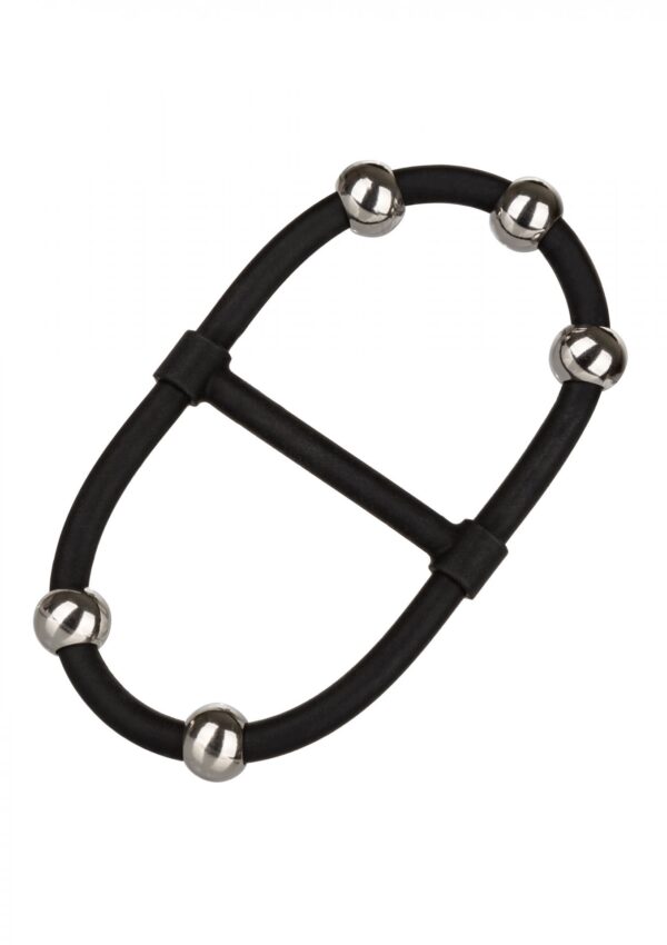 Beaded Dual Silicone Maximizer Black - obrazek 5