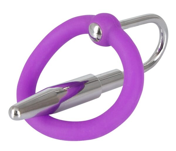 Penis Plug+Silicone Glans Ring - obrazek 5