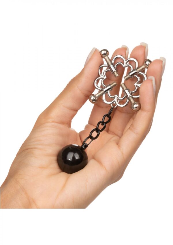 4 Point Weighted Nipple Press Metal - obrazek 5