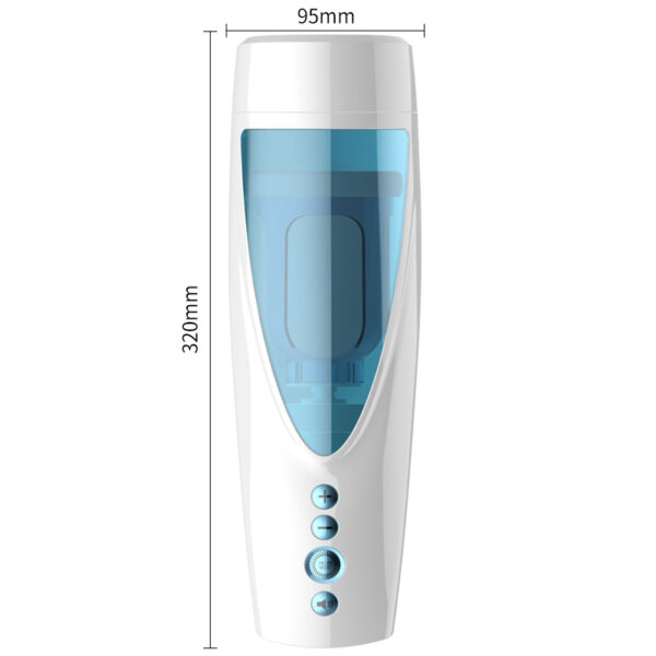 Masturbator Vibrating, Rotating and Flashing Masturbation USB 10+10 Function / Talk Mode - obrazek 5