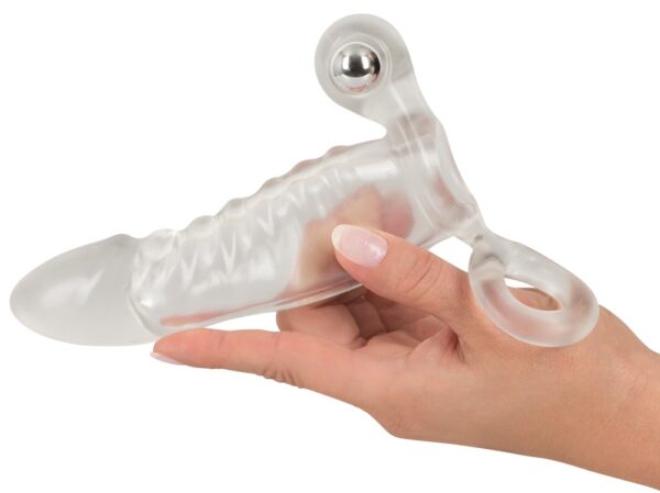 Crystal Clear Vibrating Sleeve - obrazek 5