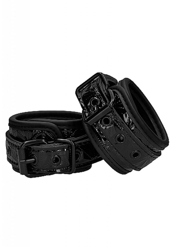Luxury Hand Cuffs   Black - obrazek 5