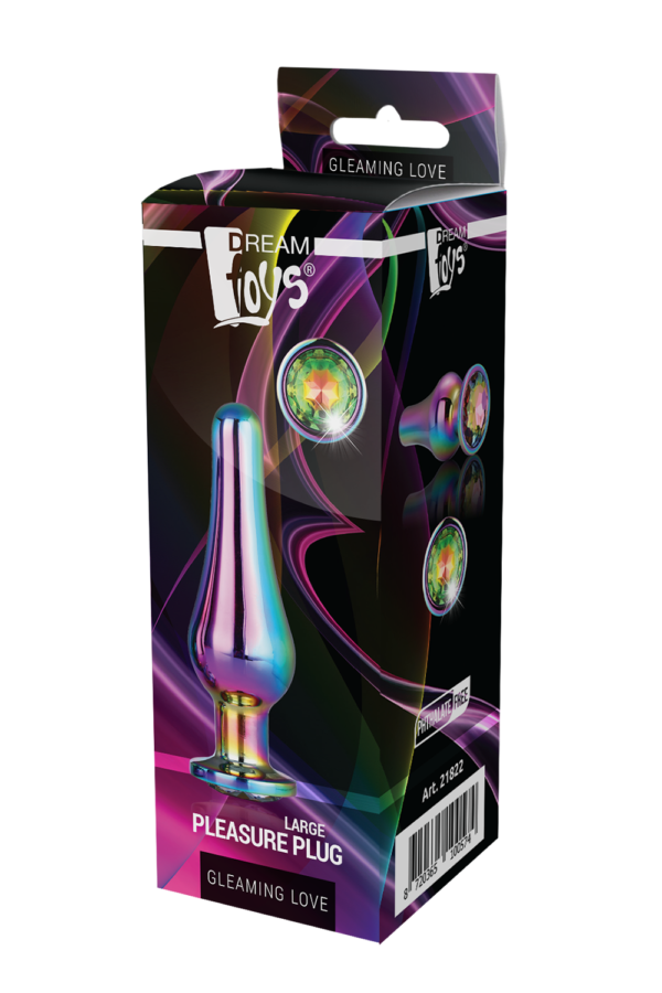 GLEAMING LOVE COLOURED PLEASURE PLUG L - obrazek 5