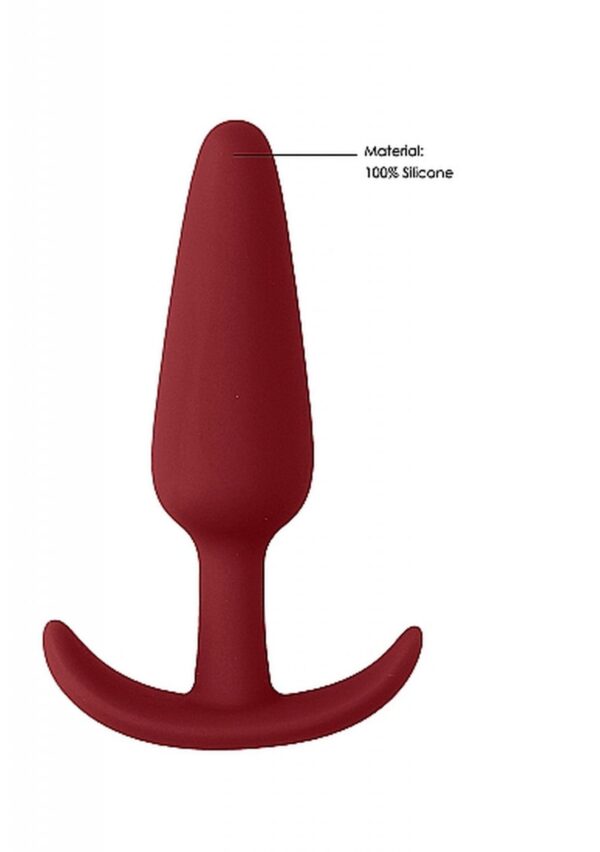 Slim Butt Plug   Red - obrazek 5