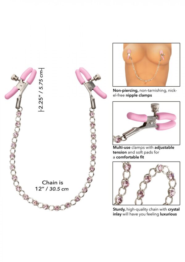 Crystal Nipple Teasers Metal - obrazek 5