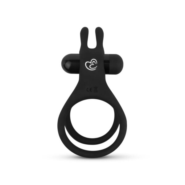 Share Ring   Double Vibrating Cock Ring with Rabbit Ears - obrazek 5
