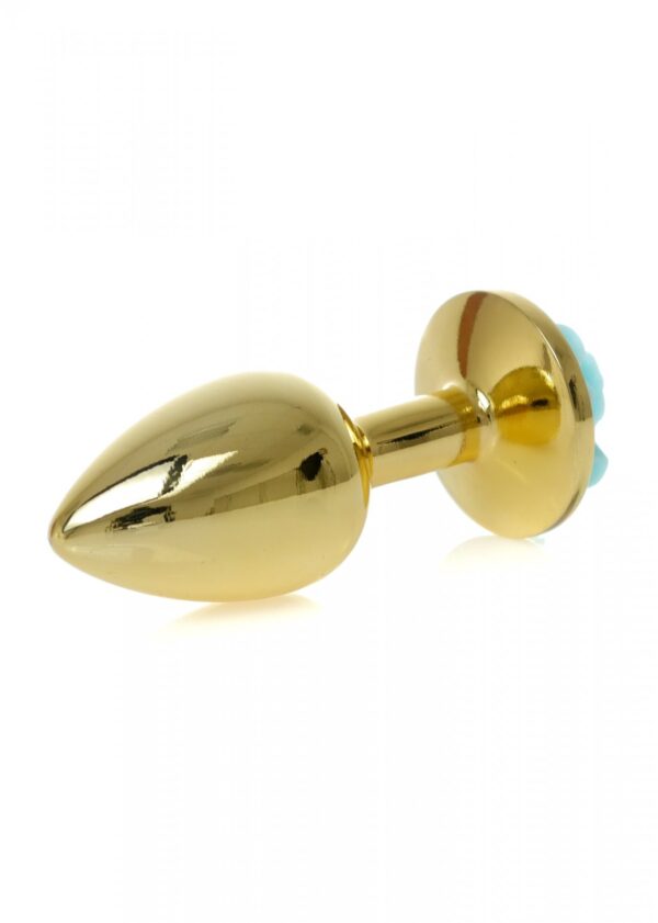 Plug Jewellery Gold PLUG ROSE  Light Blue - obrazek 5