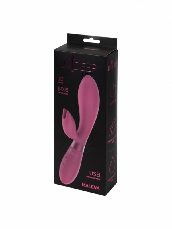 Wibrator Rechargeable Vibrator Indeep Malena Magenta - obrazek 5