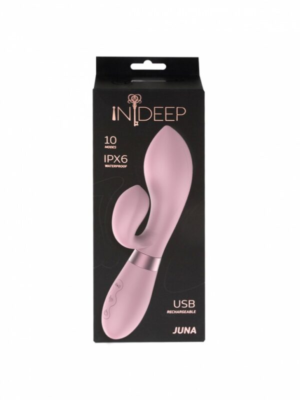 Wibrator Rechargeable Vibrator Indeep Juna Pink - obrazek 5