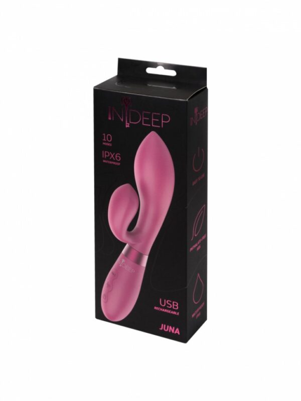 Wibrator Rechargeable Vibrator Indeep Juna Magenta - obrazek 5