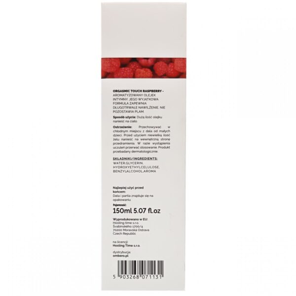 Olejek  ORGASMIC TOUCH RASPBERRY 150 ml - obrazek 5