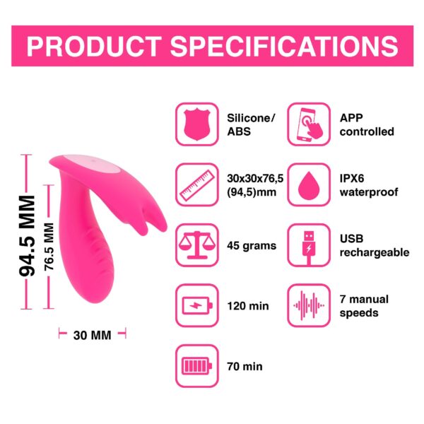 Magic Motion   Eidolon Smart Wearable Dual Motor Vibrator - obrazek 5