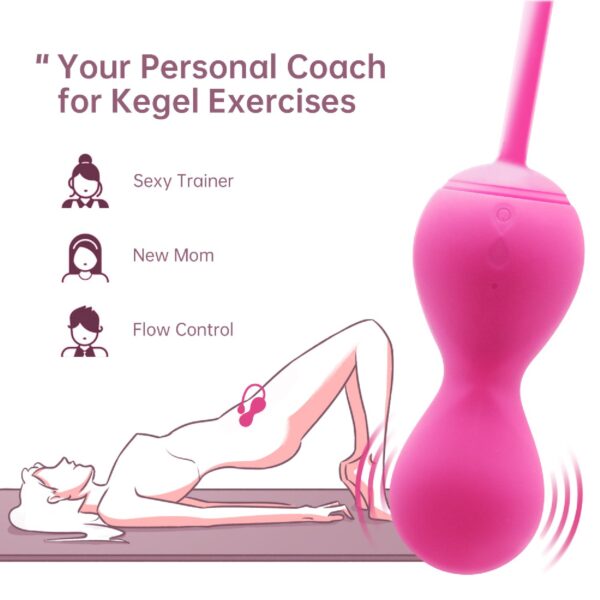 Magic Motion   Smart Kegel Master Balls Pink - obrazek 5