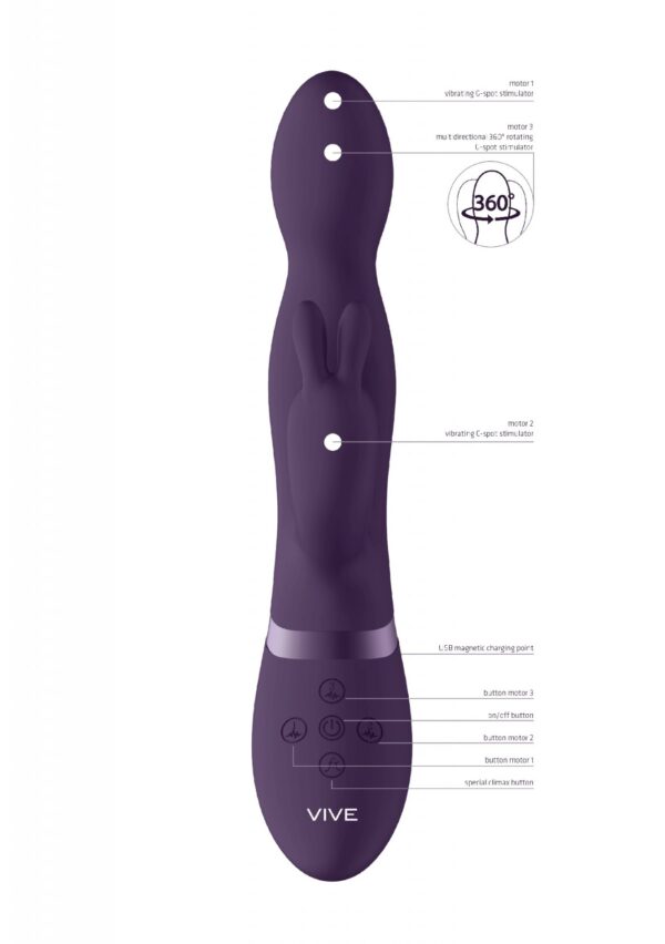 Niva   360degrees Rabbit   Purple - obrazek 5